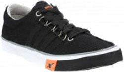 Sparx Men's Black Canvas Sneakers - 6 UK