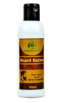 Grandeur Beard Butter, Beard Softener for Beard Care 100ml With Shea Butter & Olive Oil- 100ML