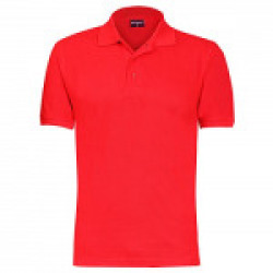 Weaverman Men's Polo Collar T-Shirt Cherry Red - Small