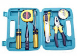 Novicz Plastic Home Tool Box Set Multicolor-3 (7-Pcs)