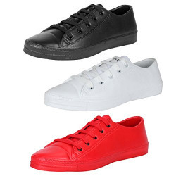 Earton Men Combo Pack of 3 Sports Shoes (7 UK Multicolor)