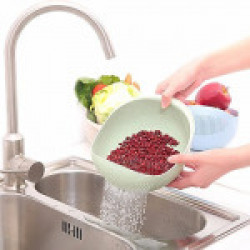 EVANA Fruits Vegetable Noodles Pasta Washing Bowl & Strainer Good Quality & Perfect Size for Storing and Straining (APPLE BASKET BOWL-F)