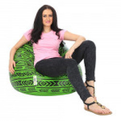 Can Green Pattern XXL Digital Printed Bean Bag without Beans