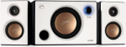Swans M10 Powered 2.1 Computer multimedia Surround Sound Near-Field Speakers System (White)