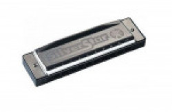 Hohner M50401S Harmonica with 10 Holes (Silver)