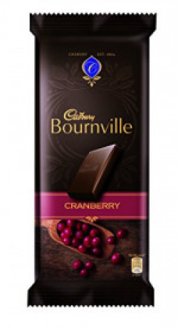 Cadbury Bournville Dark Chocolate Bar with Cranberry, 80 gm (Pack of 5)