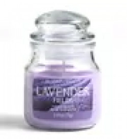 Lavender Aroma Purple Jar Candle by Hosley