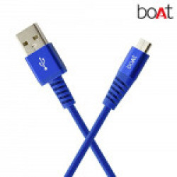 boAt Rugged V3 Braided Micro USB Cable (Cobalt Blue)