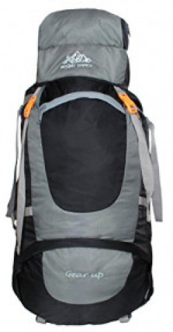MOUNT TRACK Unisex Gear Up Nylon 75L Backpack(Grey)