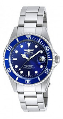 Invicta Pro Diver Unisex Wrist Watch Stainless Steel Quartz Blue Dial - 9204OB