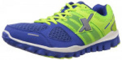 Sparx Men's Flourscent Green and Royal Blue Running Shoes - 8 UK/India (42 EU) (SX0194G)