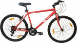 Mach City iBike Medium 26 T 21 Gear Hybrid Cycle/City Bike(Red)