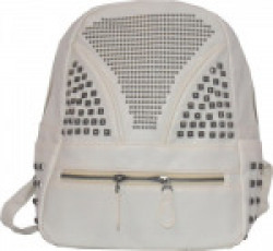 ADORSY Backpack (A18) Shoulder Bag(White, 2 L)