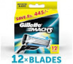Gillette Mach 3 Manual Shaving Razor Blades (Cartridge) 12s pack