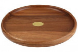Round Wooden Plate Medium for Serving Pizza (18 inch)