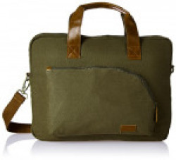 Ruosh Canvas 38 cms Green Messenger Bag (mes-bag-5533)