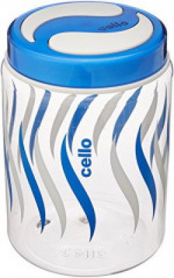 Cello Bello Plastic Jar Set, 1.5 litres, Set of 2, Blue