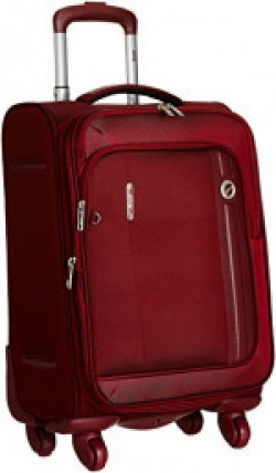 VIP Polyester 36.5 cms Maroon Softsided Carry-On (STUNXW56MRN)