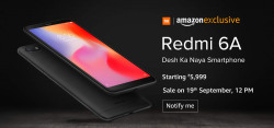 [Sale on 19th Sep 12PM] Redmi 6A Starts from Rs. 5999