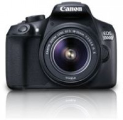 Canon EOS 1300D Kit (EF S18-55 IS II) 18 MP DSLR Camera (Black)