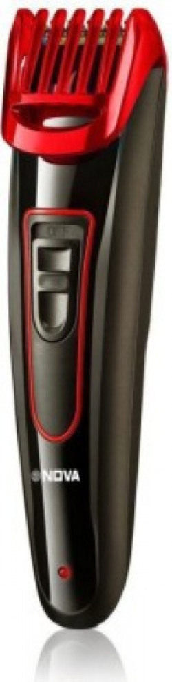 Nova NHT 1072 Fast Charge Titanium Coated USB Cordless Trimmer for Men(Black)