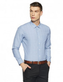 Amazon Brand- Symbol Men's Slim Fit Formal Shirt (AW17MFS93_40_Blue)