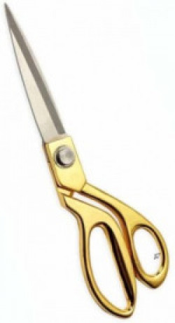 Billiondeal Best Quality Highly Durable Dressmaking and Shear Fabric Scissors(Set of 1, Golden)