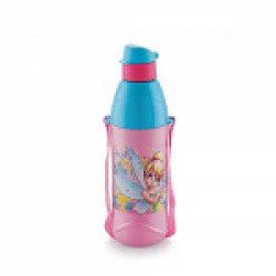 Cello Puro Junior Tinker Bell Plastic Water Bottle, 600ml, Blue
