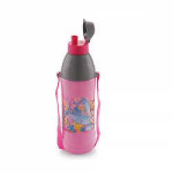 Cello Puro Junior Tinker Bell Plastic Water Bottle, 600ml, Grey
