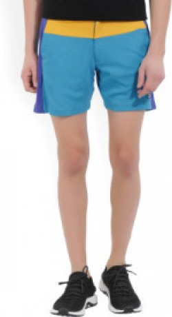 Fila Solid Men's Yellow, Blue Sports Shorts
