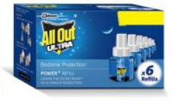 All Out Power Plus Ultra Six Refill Saver Pack