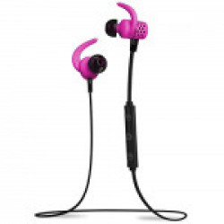 BlueAnt PUMP MINI Pink BT4.1 Sweatproof/Wireless Sports/Fitness Bluetooth Earbuds w/mic iPhone6+,6,Apple Watch,Android,6hrs