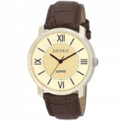 Laurels White Color Analog Men's Watch with Strap: LWM-ASP-010901