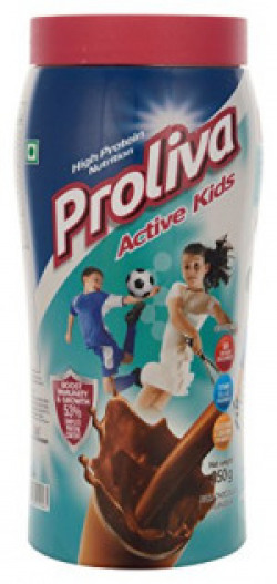 Proliva Active Kids High Protein Nutrition Powder 350Gms /0.7 Lbs (Rich Chocolate)
