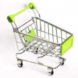 WHBLLC-Mini Supermarket Shopping Cart Pet Bird Parrot Hamster Toys Cart Parrot Trolley