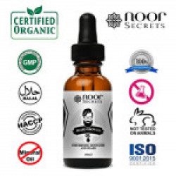 Noor Secrets Organic Beard Growth Oil, 30ml
