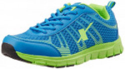 Sparx Men's SX0218G Royal Blue and Fluorescent Green Running Shoes - 6 UK (SM-218)