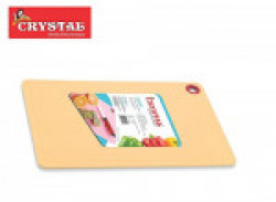 Crystal Plastic Chopping Board, Yellow
