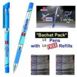 [1st order of month] Cello Simply Butterflow - 10 Pcs Pen With 10 Pcs Free Refill