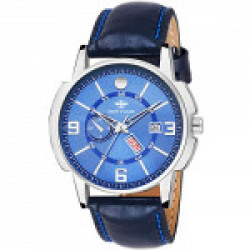 Eddy Hager Blue Day and Date Men's Watch EH-114-BL