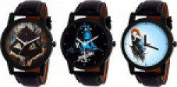 Xforia Boys Watches Multi Color Dial Watch for Men Combo Pack of 3 (RG-FLX-56)