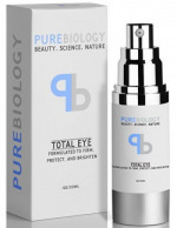 Pure Biology “Total Eye” Anti Aging Eye Cream Infused with Instant Lift Technology & Baobab Fruit Extract - Instant Firming & Long Term Reduction in Wrinkles, Bags & Dark Circles (1 oz.)