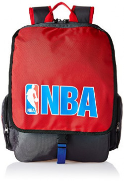 American Tourister Red Casual Backpack (DRIBBLE NBA BACKPACK_8901836116793)