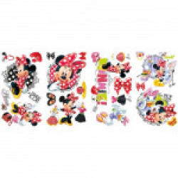 Roommates Mickey and Friends Minnie Loves to Shop Peel and Stick Wall Decals (Multi-Color)