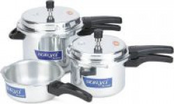 Surya Accent Induction Bottom 2 L, 3 L, 5 L Pressure Cooker with Induction Bottom  (Aluminium)
