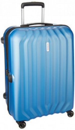 Aristocrat Aston Polycarbonate 67 cms Blue Hard Sided Suitcase (ASTON67TATB)