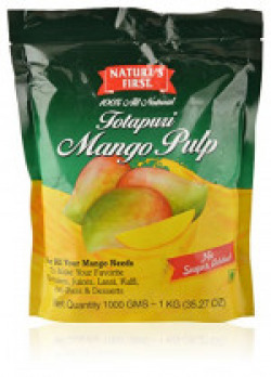 Nature's First Totapuri Mango Pulp, 1 kg