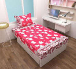 Supreme Home Collective 144 TC Microfiber Double Floral Bedsheet starts from Rs.169