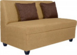 Bharat Lifestyle Delta Fabric 2 Seater  Sofa(Finish Color - Cream)