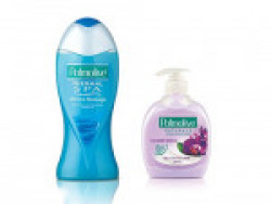 Palmolive Natural Handwash Combo - 250 ml (Black Orchid and Milk) and Thermal Spa Skin Renewal Shower Gel - 250 ml